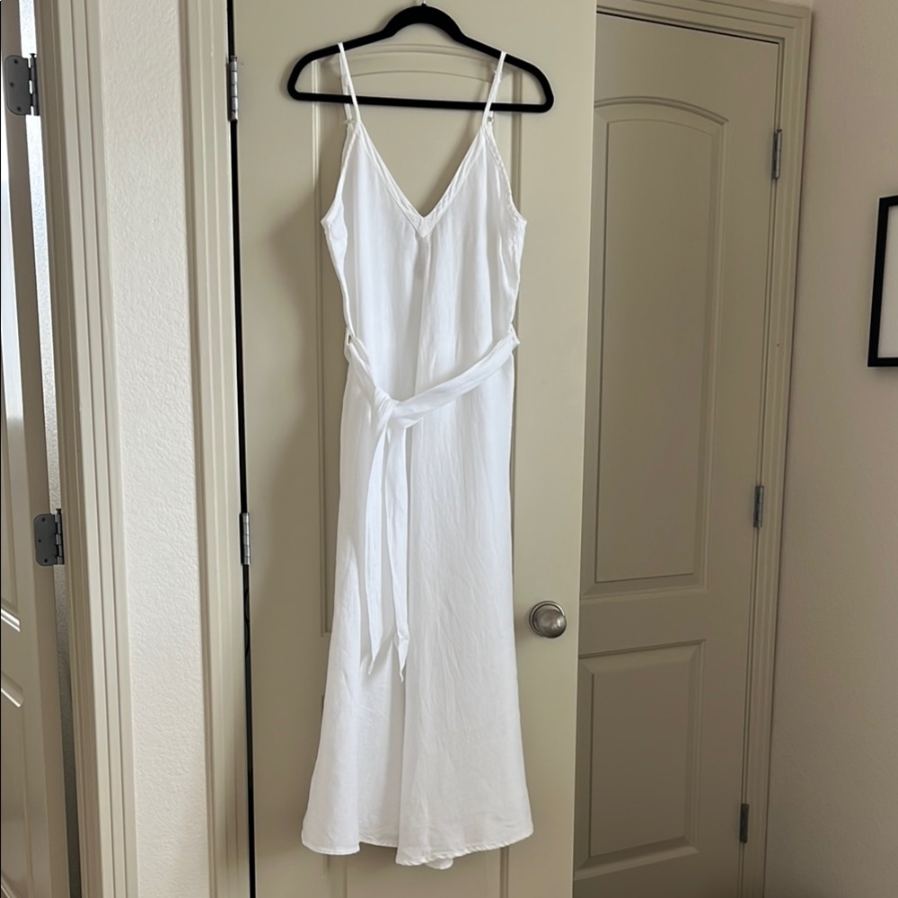 CP Shades Luz HW Linen Twill Dress EUC